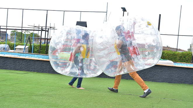 Ball Fighting at Della Adventure Park